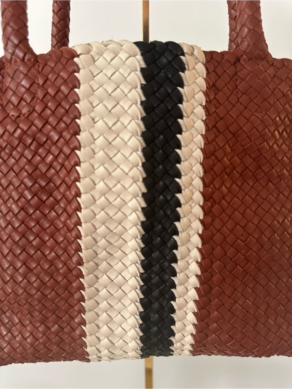 Madewell signature woven mini tote - stripe pattern - Picture 3 of 11